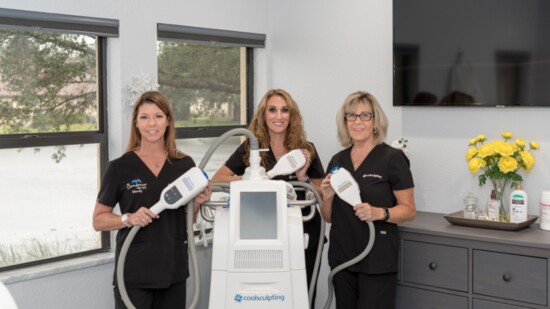 Wendy, Lori and Marilyn are the treatment team at Contour Day Spa. 