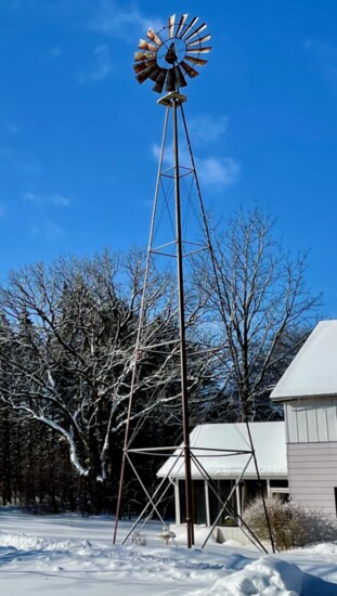 Windmill and 1910 barn.