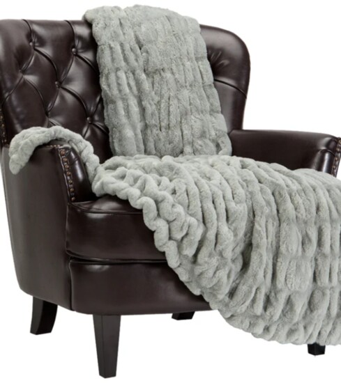 Huitt Faux Fur Throw