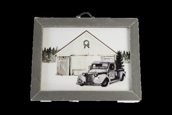 Christmas vintage truck art = $27.99